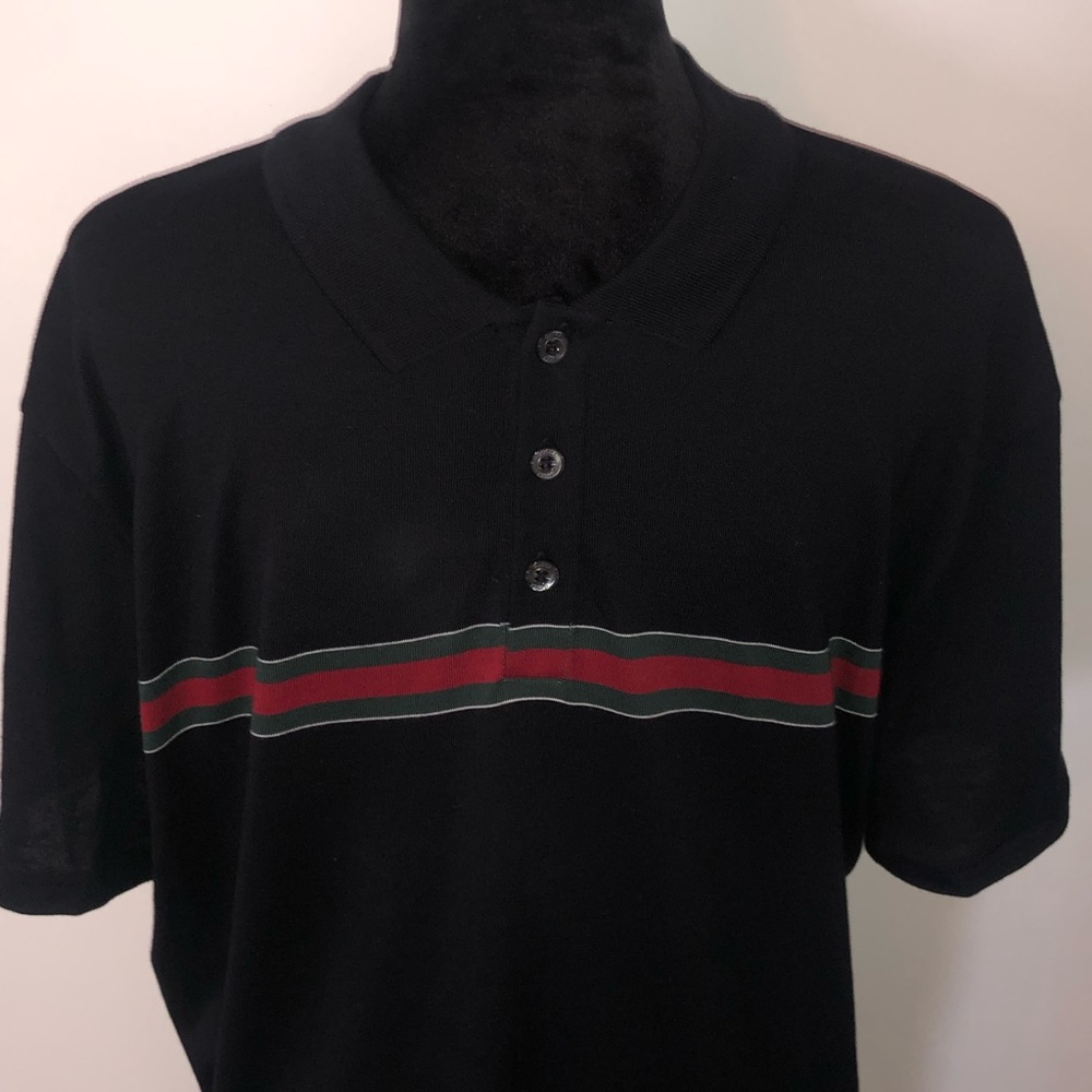 Gucci 100% COTTON Knitted Polo Shirt